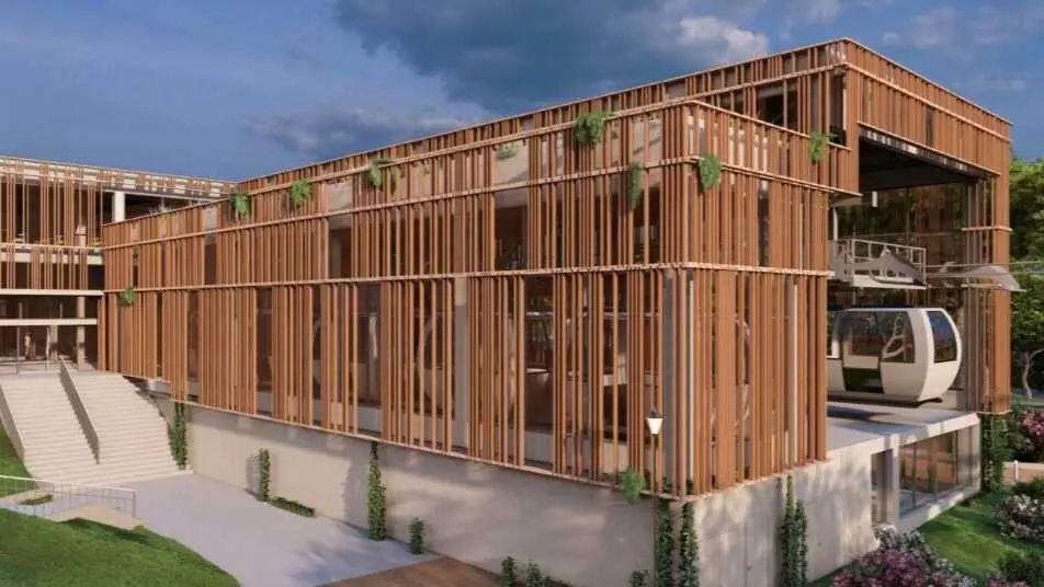 Simulaci&oacute;n del aspecto del telef&eacute;rico tras su renovaci&oacute;n - Imagen Ayuntamiento de Madrid