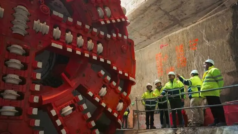 Obras de ampliaci&oacute;n de la L&iacute;nea 11 de Metro - Foto Comunidad de Madrid