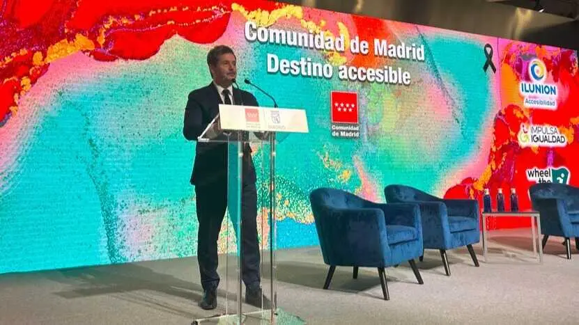 El consejero De Paco Serrano en FITUR 2026 - Foto Comunidad de Madrid