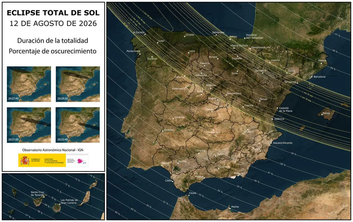 Eclipse 2026 - Web Oficial Gobierno de Espa&ntilde;a