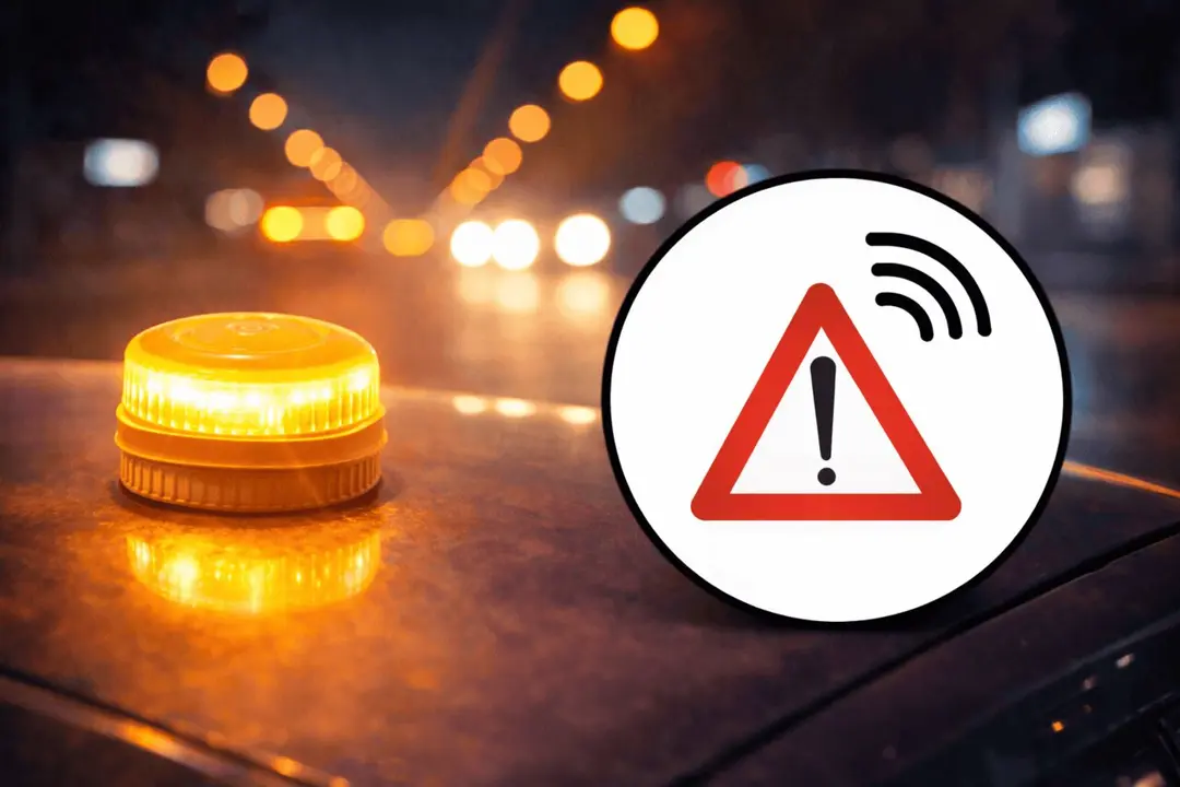 Baliza V27 DGT - Foto de Pyramid Consulting