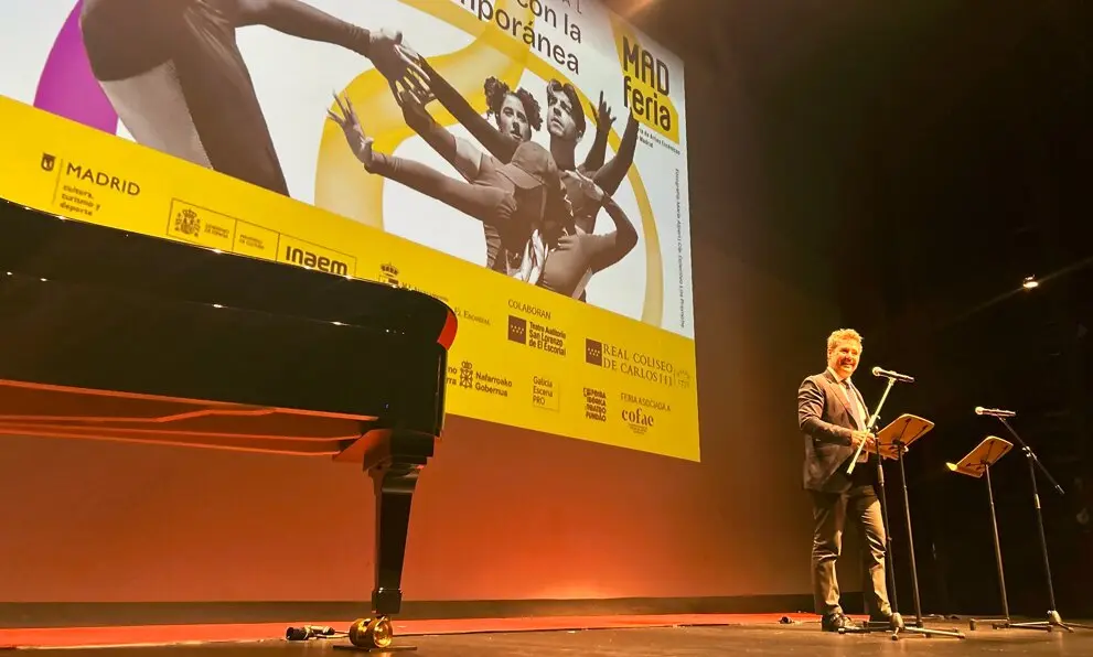 El consejero De Paco Serrano, en  la 22&ordf; edici&oacute;n  de MADferia - Foto Comunidad de Madrid