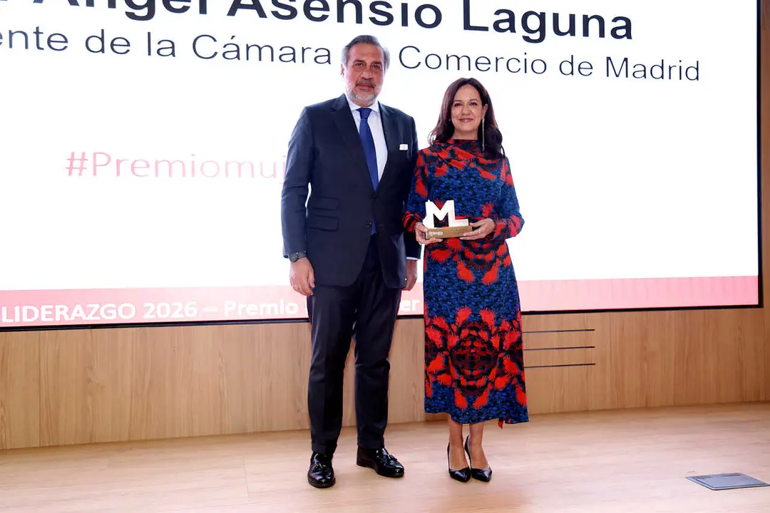 Premio Mujer L&iacute;der 2025 a Irene Prieto, CEO de ESSAE Formaci&oacute;n. - Foto de la C&aacute;mara de Comercio de Madrid