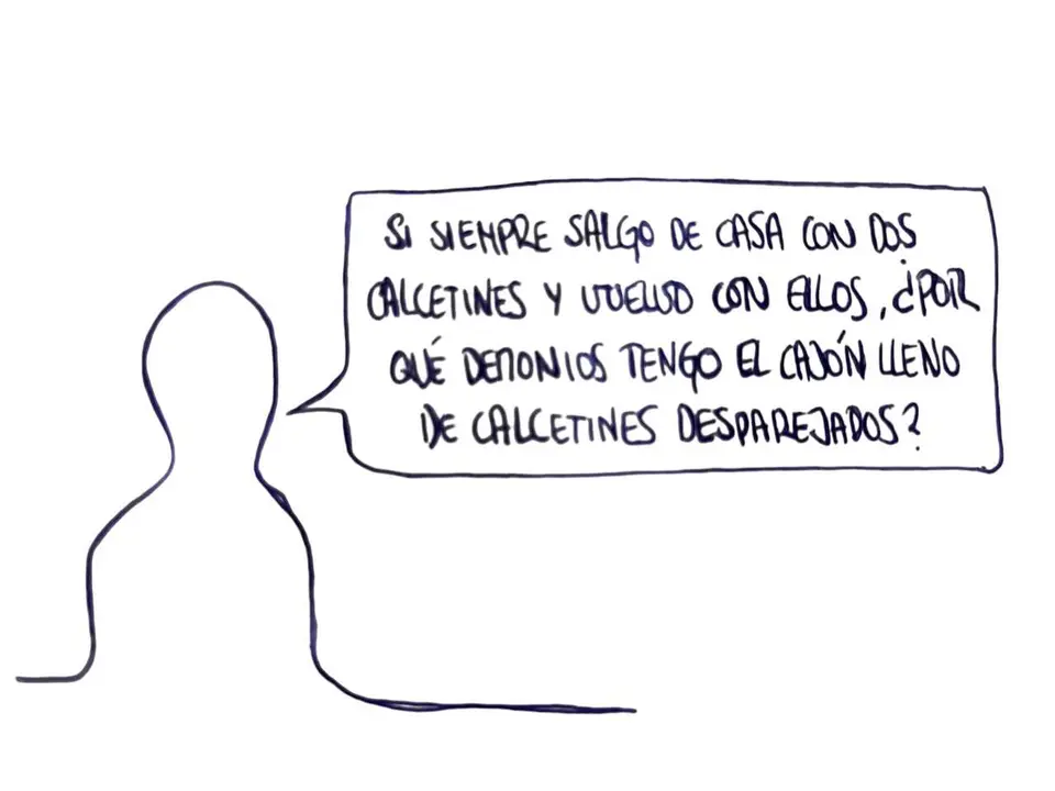 Calcetines - Las Vi&ntilde;etas de Manuel Franganillo