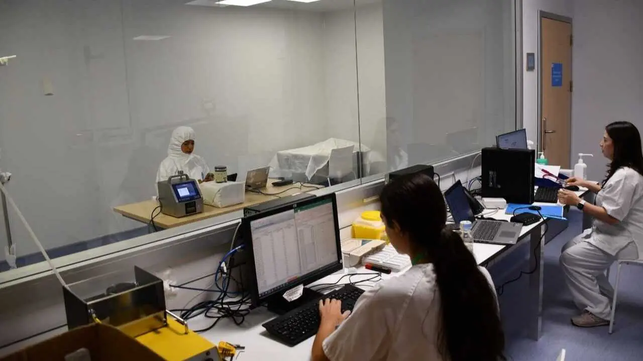 Fotos Camara Exposici&oacute;n Ambiental Hospital Ram&oacute;n y Cajal_Perspectiva C&aacute;mara