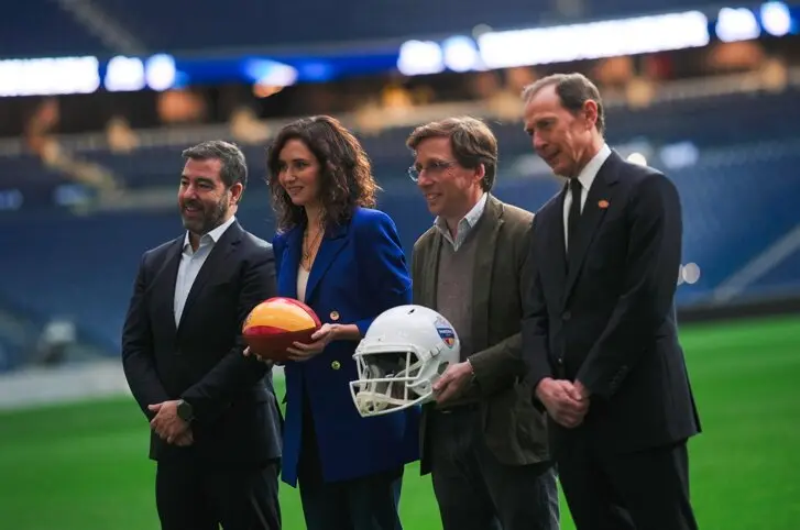 Ayuso celebra el regreso de la NFL a la regi&oacute;n por segundo a&ntilde;o consecutivo - Foto Comunidad de Madrid