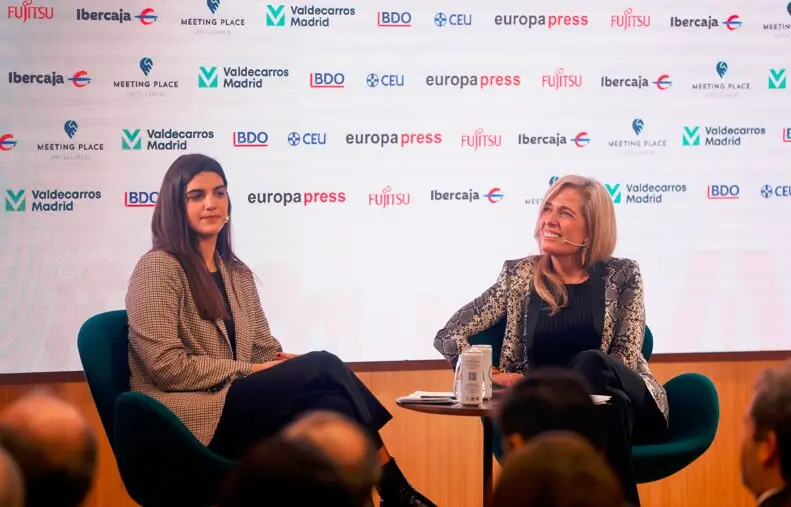 La consejera de Econom&iacute;a,  Hacienda y Empleo, Roc&iacute;o Albert, en un encuentro informativo organizado por  Europa Press - Foto Comunidad de Madrid