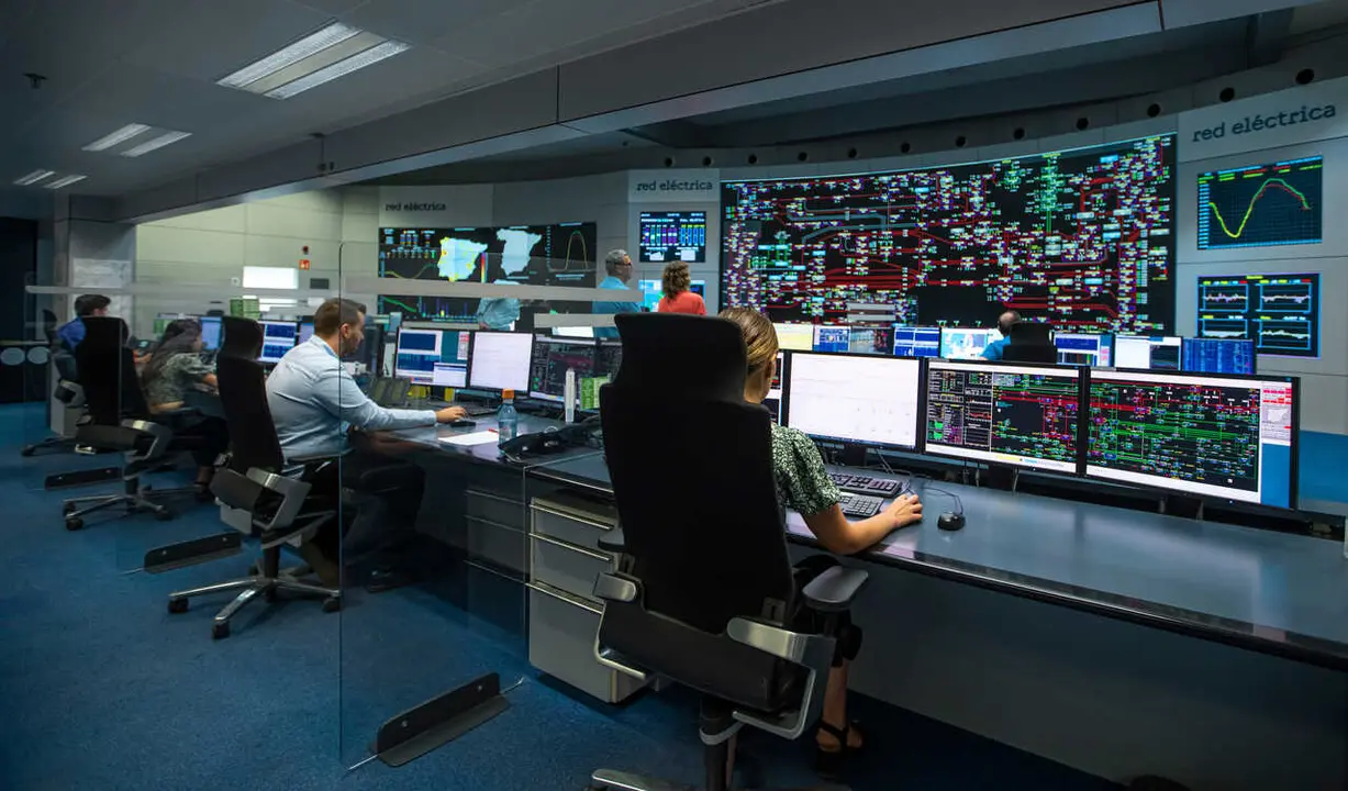 Centro Control Red El&eacute;ctrica Espa&ntilde;a
