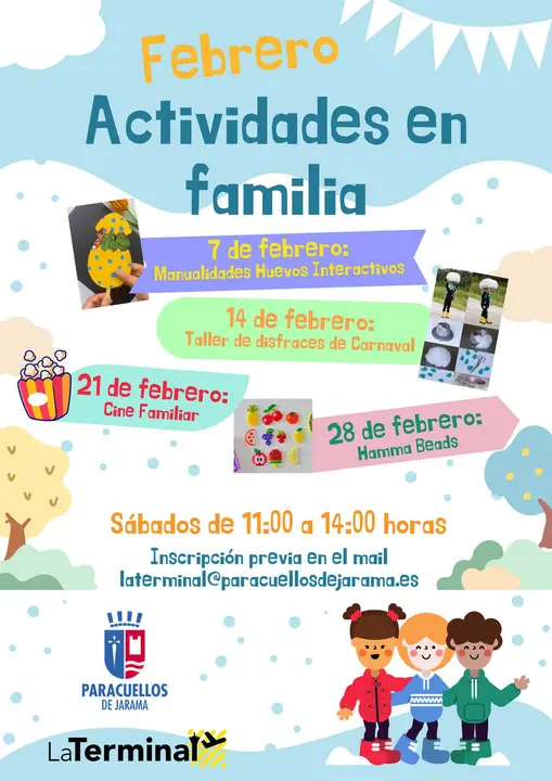 Actividades para familias en febrero 2026 - Imagen del Ayuntamiento de Paracuellos de Jarama