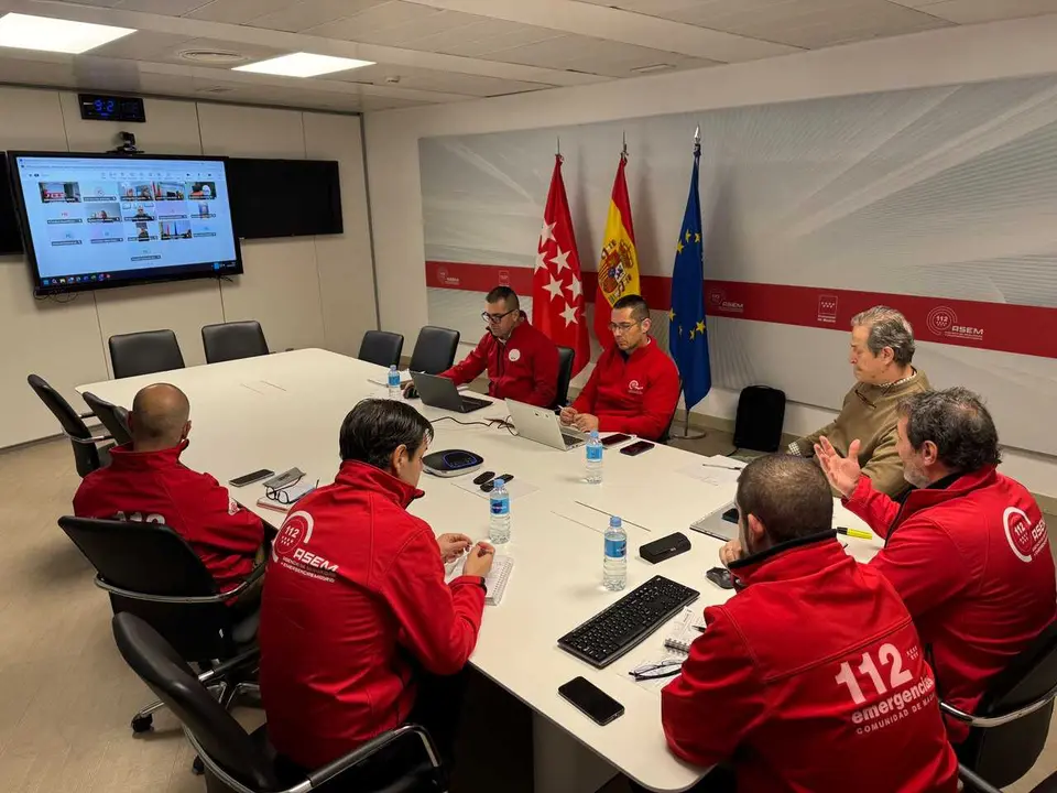 Reuni&oacute;n entre ASEM112,  Aemet, Canal de Isabel II, Confederaci&oacute;n Hidrogr&aacute;fica del Tajo,  Delegaci&oacute;n del Gobierno y ayuntamientos