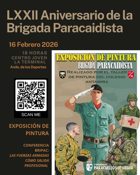 Expo pintura 72 aniversario BRIPAC - Imagen del Ayuntamiento de Paracuellos del Jarama