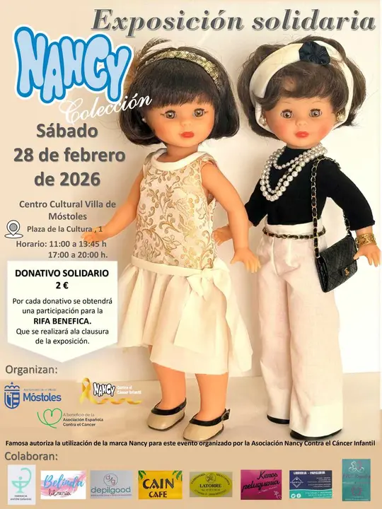 Nancy Contra el C&aacute;ncer Infantil - Imagen de la exposici&oacute;n en M&oacute;stoles