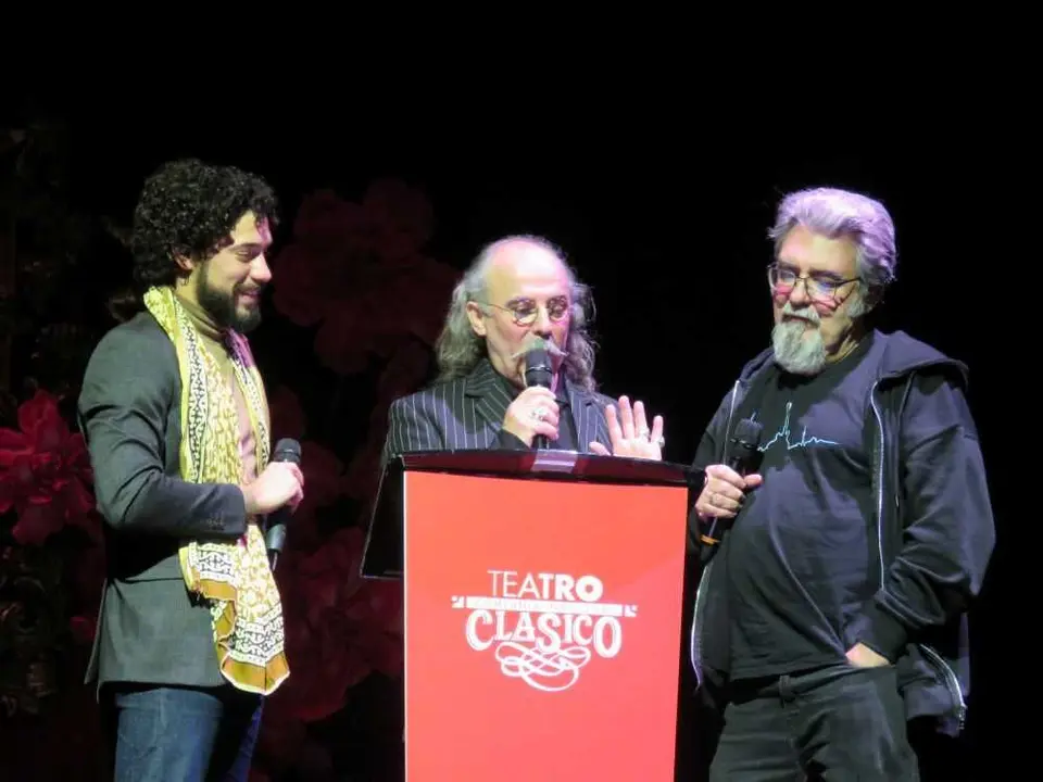 Daniel Miguela&ntilde;ez, Fernando Aguado y Adolfo 
Pastor  - Foto Jos&eacute; Bell&oacute; Aliaga