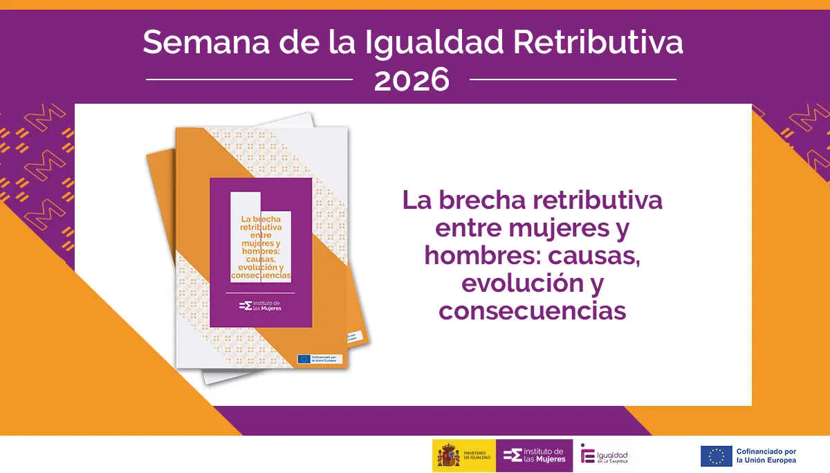 Cartel sobre el informe y la semana de la brecha retributiva 2026 - Foto del Instituto de las Mujeres