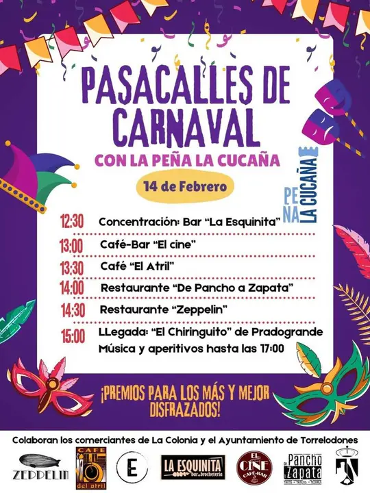 Porgramaci&oacute;n actividades La Cuca&ntilde;a Carnaval 2026 - Imagen del Ayuntamiento de Torrelodones