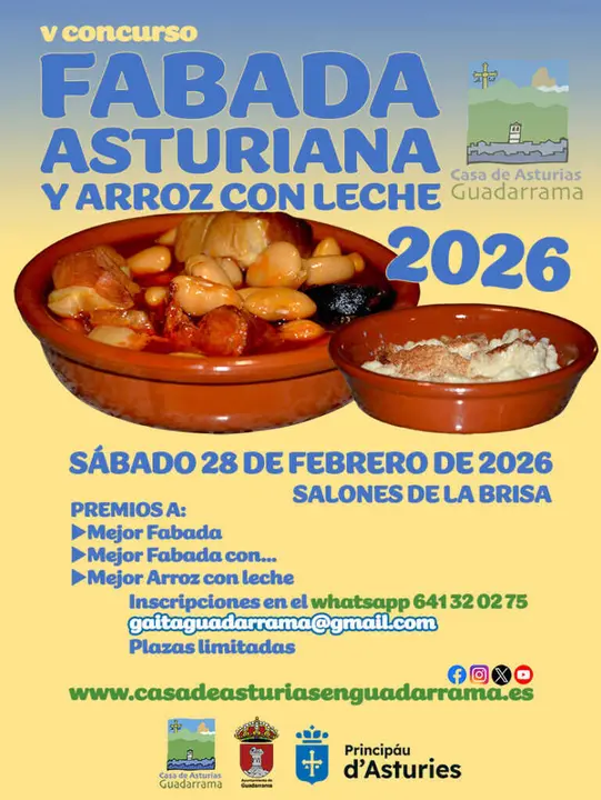 Concurso fabada asturiana y arroz con leche - Imagen de la Casa de Asturias en Guadarrama