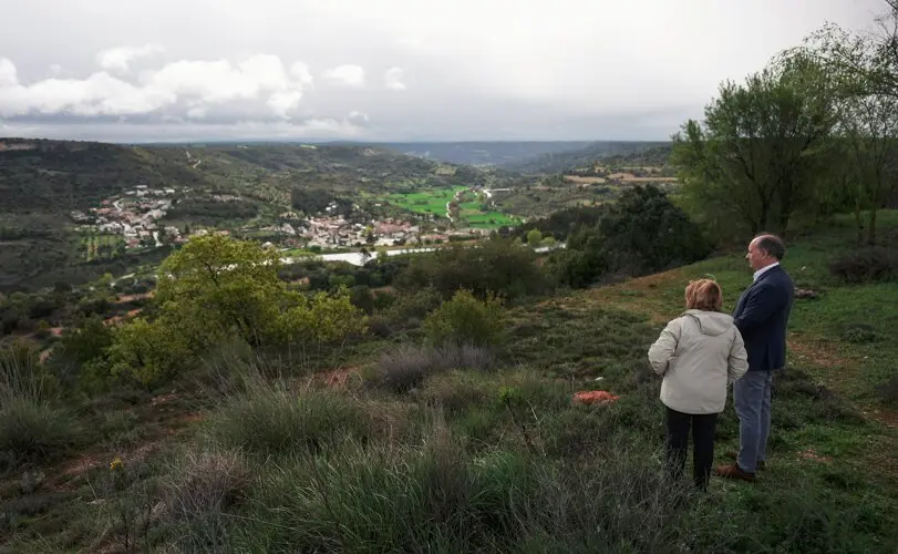L&oacute;pez-Valverde durante la visita - Foto Comunidad de Madrid