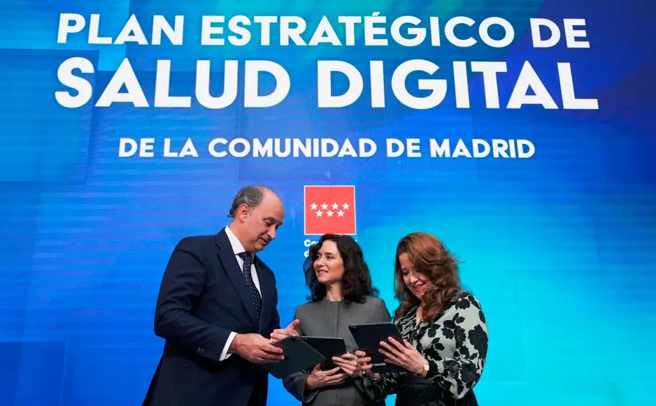 D&iacute;az Ayuso presenta el Plan Estrat&eacute;gico de Salud  Digital - Foto Comunidad de Madrid