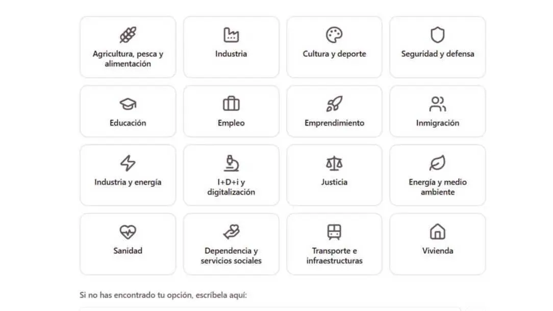 Captura del cuestionario de Airef