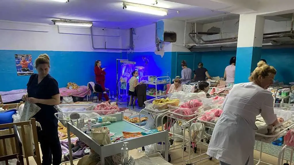 Neonatos atendidos en el s&oacute;tano de un hospital en Kharkiv (Ucrania) - Foto de Unicef / O. Brynza
