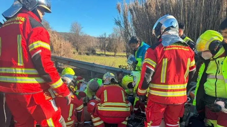 Accidente Ambite - Foto Emergencias de la Comunidad de Madrid