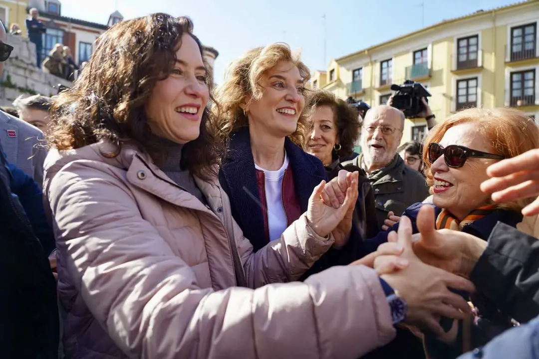 Ayuso, hoy en Valladolid | Foto de ICAL/ Leticia P&eacute;rez