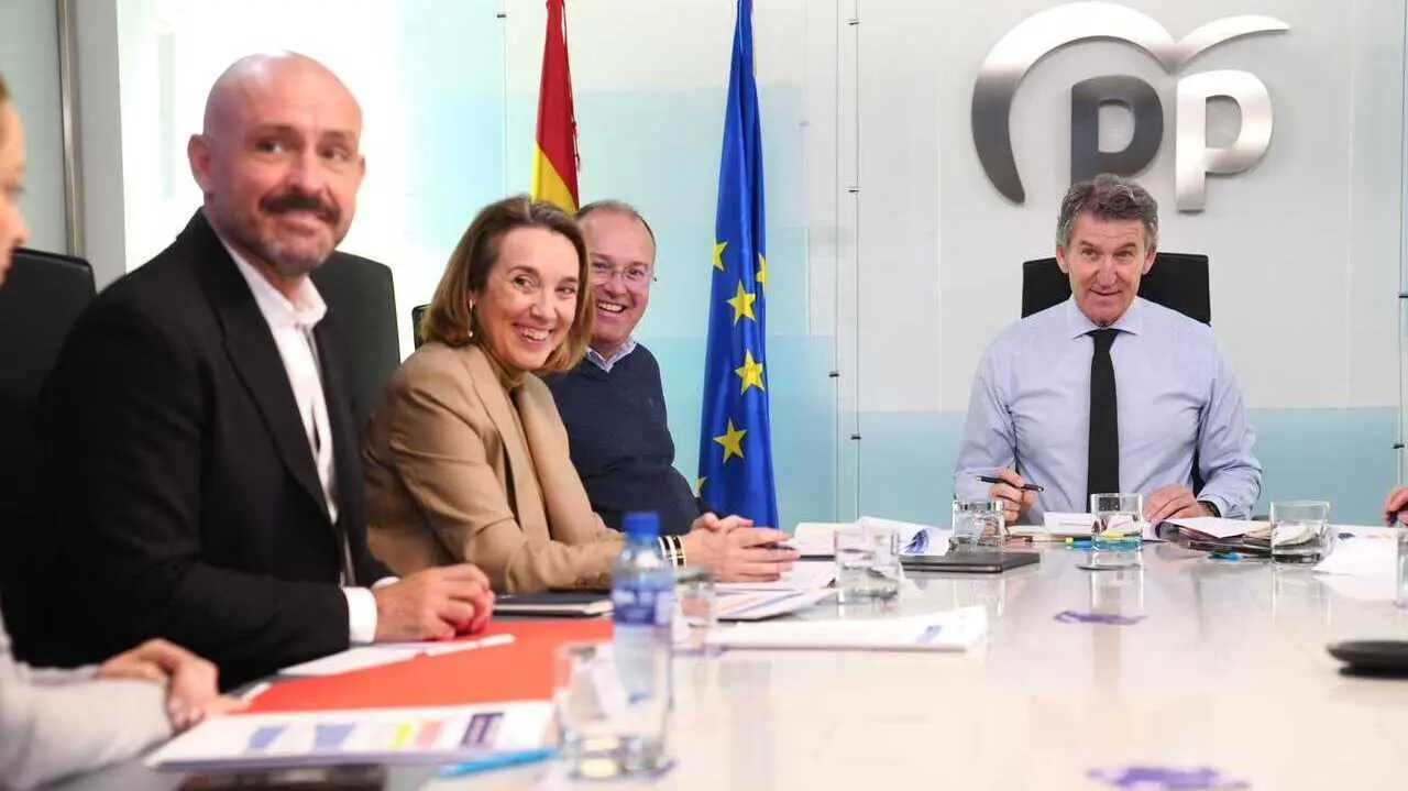 Alberto N&uacute;&ntilde;ez Feij&oacute;o preside el Comit&eacute; de Direcci&oacute;n del PP - Foto de PP/David Mudarra