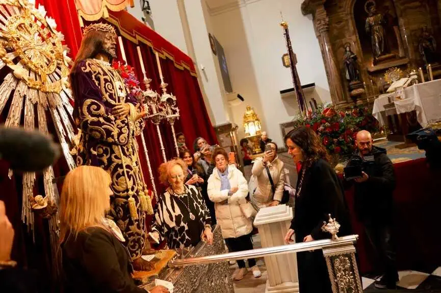 Isabel Diaz Ayuso, en la Bas&iacute;lica de Jes&uacute;s de Medinaceli - Foto Comunidad de Madrid