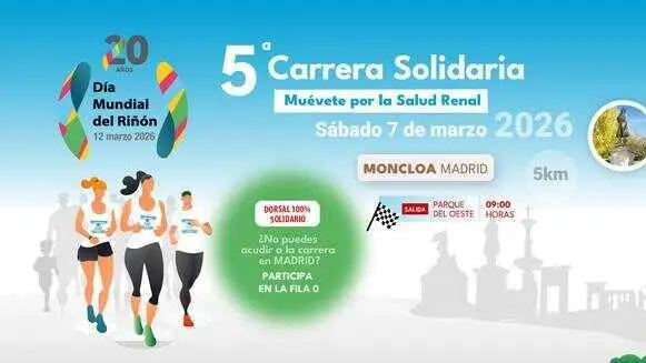 Cartel de la carrera 'Mu&eacute;vete por la salud renal | Foto de SEN