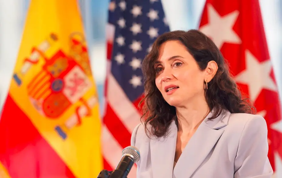 Isabel D&iacute;az Ayuso, en su visita a Nueva York - Foto Comunidad de Madrid