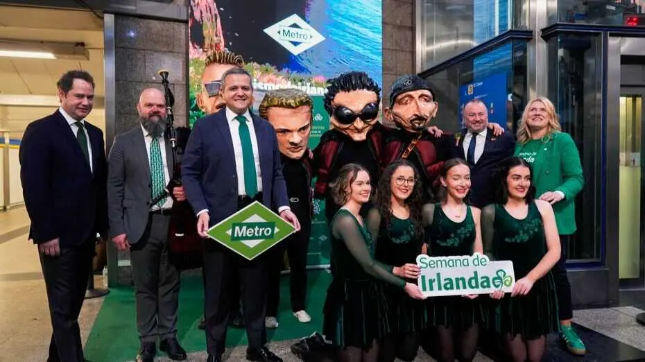 Actividades culturales en Metro por San Patricio - Foto Comunidad de Madrid