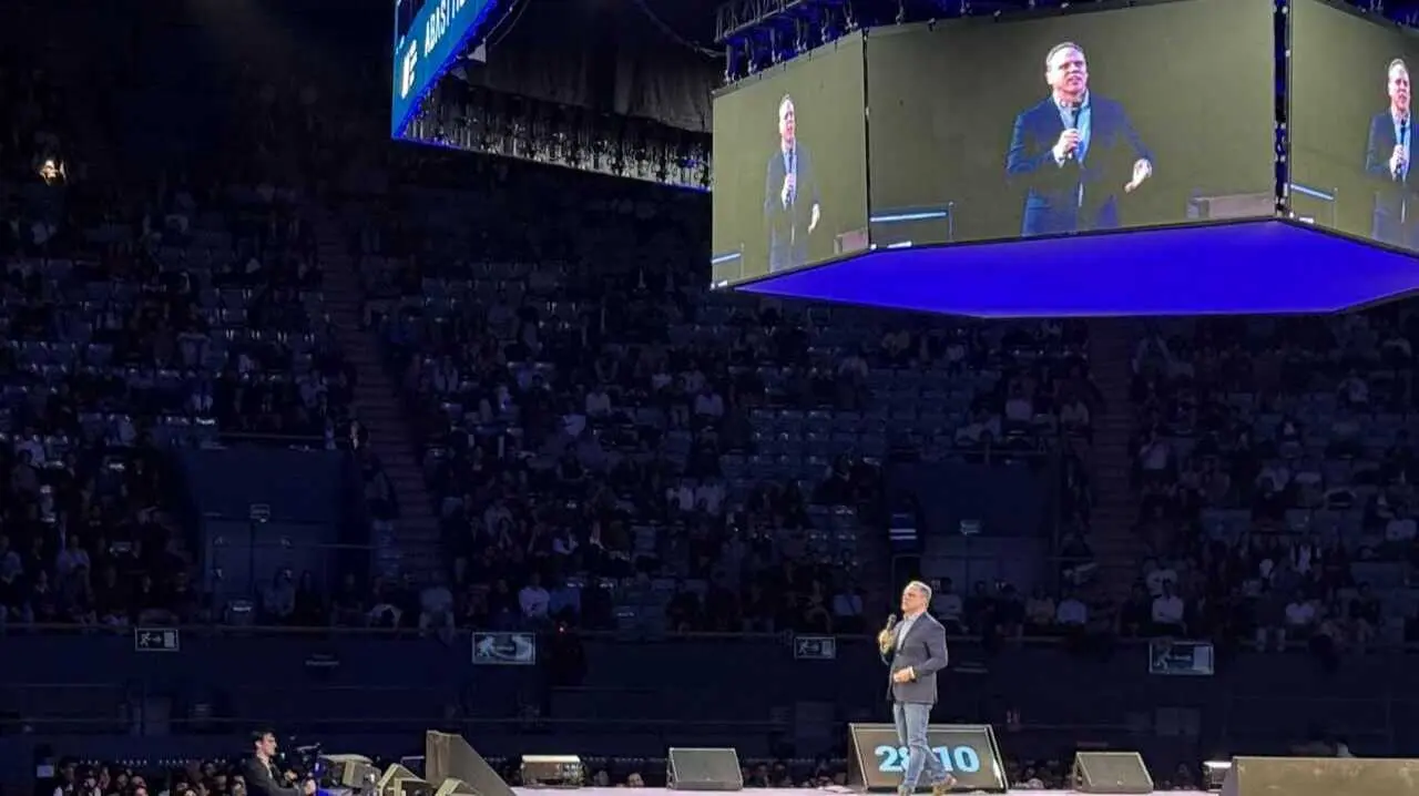 Daniel Lacalle en su intervenci&oacute;n en el Madrid Economic Forum