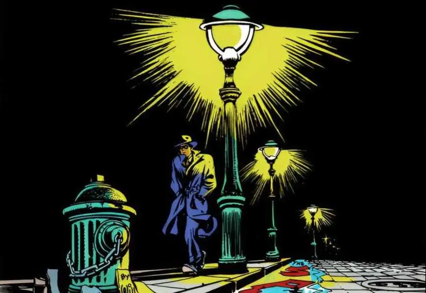 Exposici&oacute;n Pensar el c&oacute;mic Will Eisner. The Spirit, River of crime. Denis Kitchen Publishing - Comunidad de Madrid