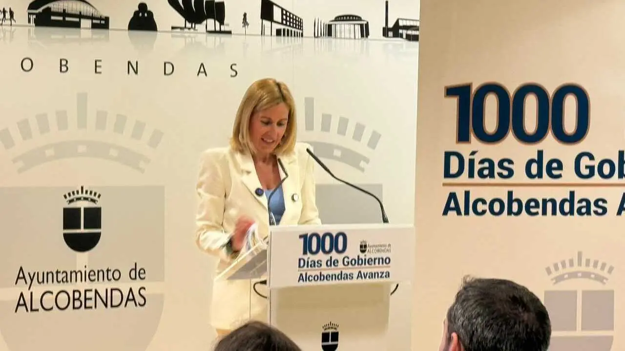 Roc&iacute;o Garc&iacute;a Alc&aacute;ntara, durante el balance de sus primeros 1000 d&iacute;as de gobierno - Foto Javier Men&eacute;ndez S&aacute;nchez