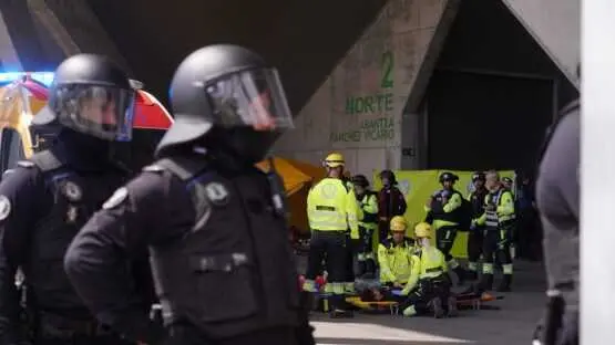 Imagen de archivo simulacro de Polic&iacute;a Municipal y SAMUR-PC ante supuesto ataque