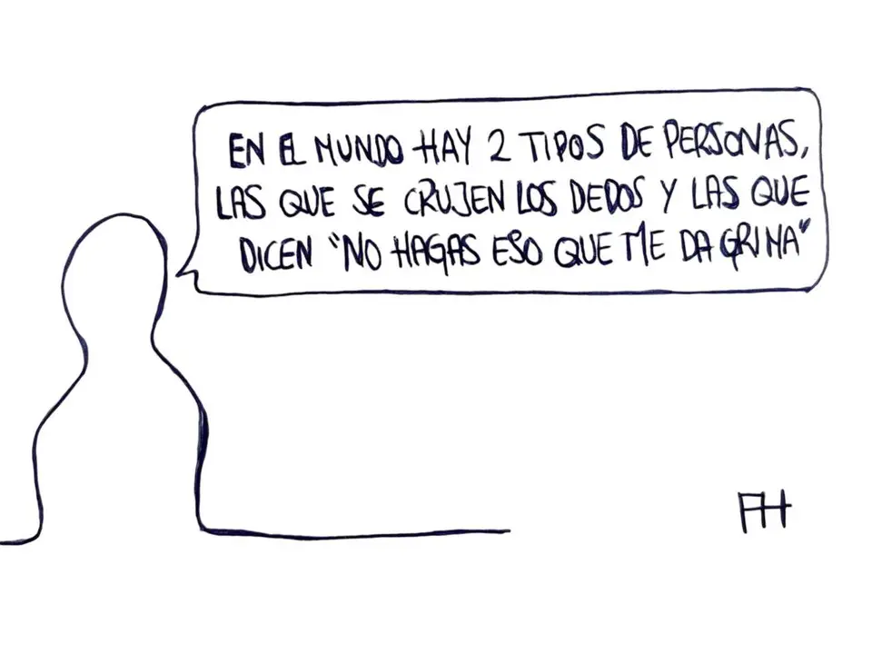 Crujir los dedos - Las Vi&ntilde;etas de Manuel Franganillo