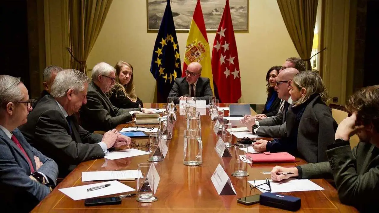 Reuni&oacute;n visita Papa - Foto Delegaci&oacute;n Gobierno en Madrid