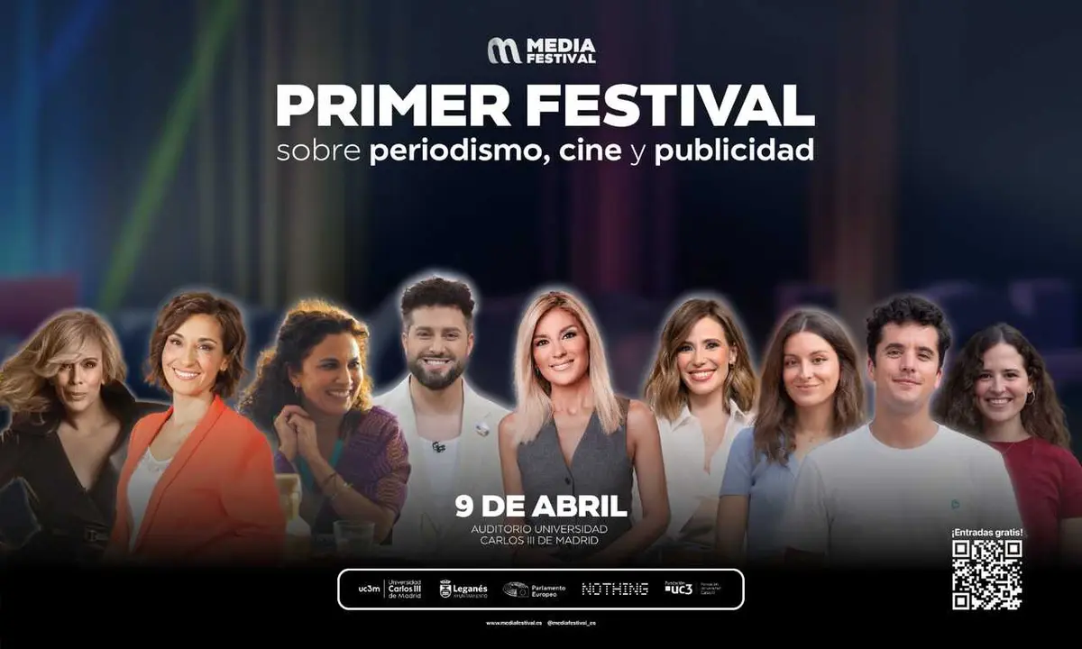 Cartel del Media Festival 2026 en la Universidad Carlos III