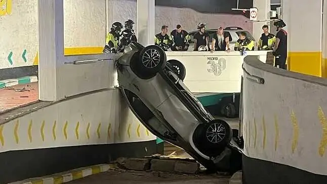 Coche Volcado - Emergencias Madrid