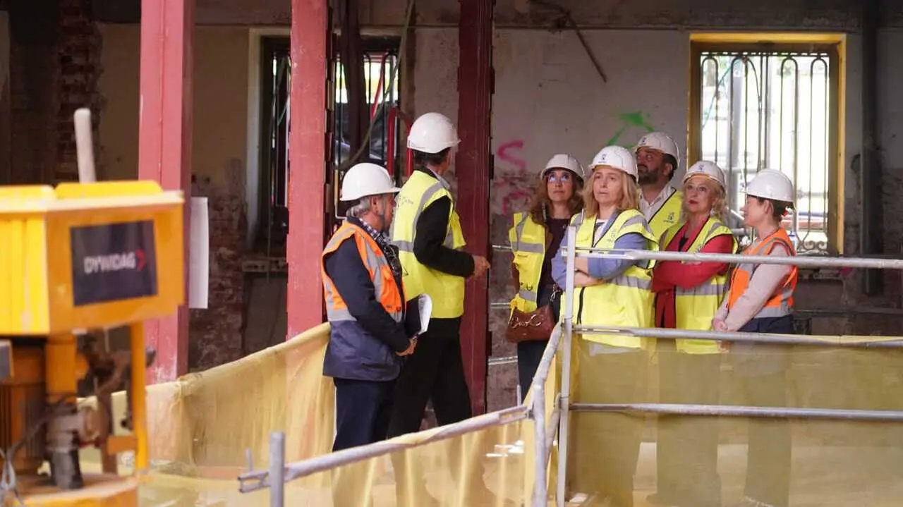 La vicealcaldesa de Madrid, Inma Sanz, ha visitado las obras que est&aacute; llevando a cabo el Ayuntamiento en el edificio de Prado 30