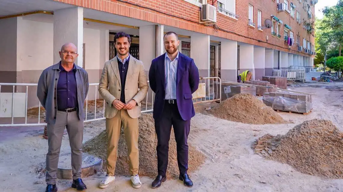 Obras Barrio Fronteras - Foto del Ayuntamiento de Torrej&oacute;n de Ardoz