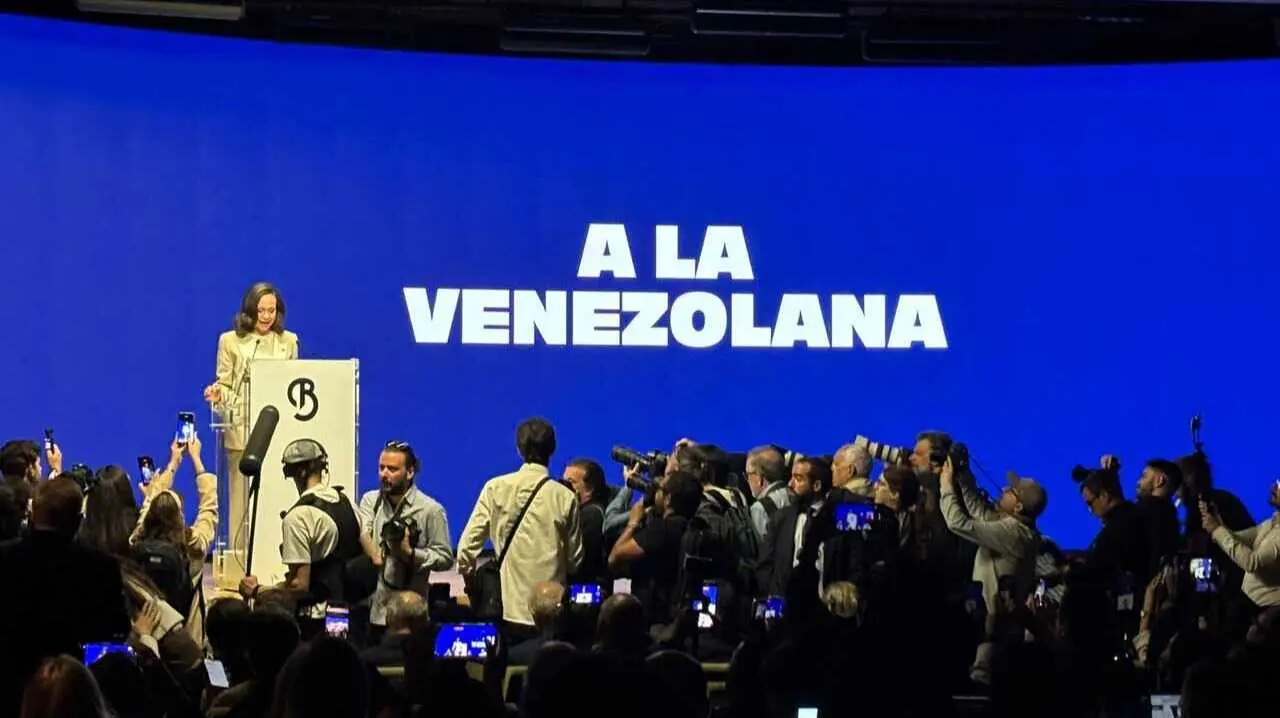 Mar&iacute;a Corina Machado durante su intervenci&oacute;n