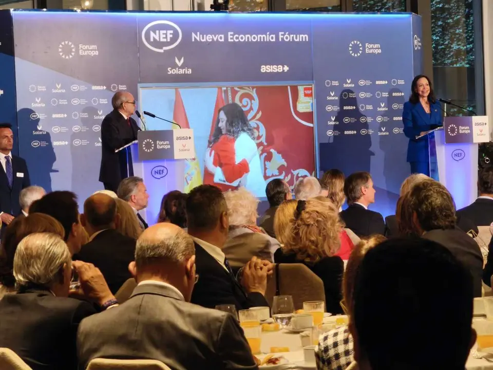 Mar&iacute;a Corina Machado en Nueva Econom&iacute;a F&oacute;rum