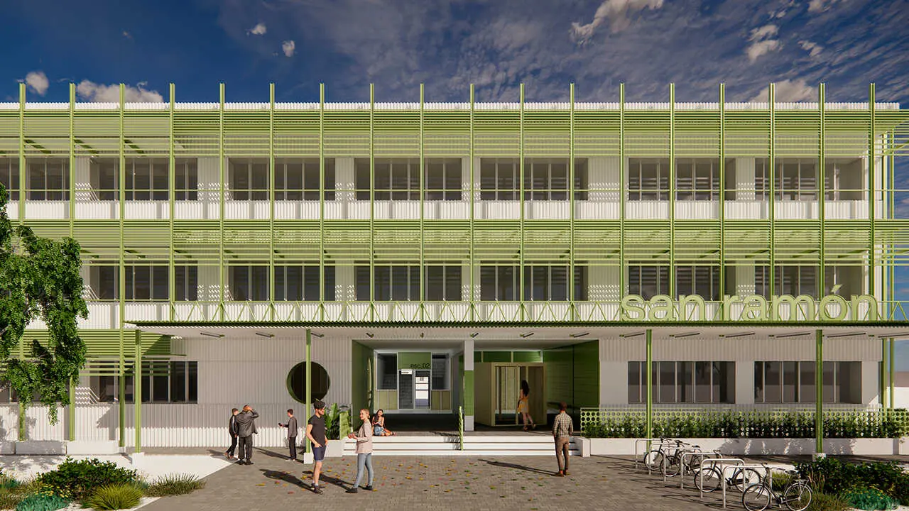 Simulaci&oacute;n de reforma prevista en Centro San Ram&oacute;n - Imagen del Ayuntamiento de Parla