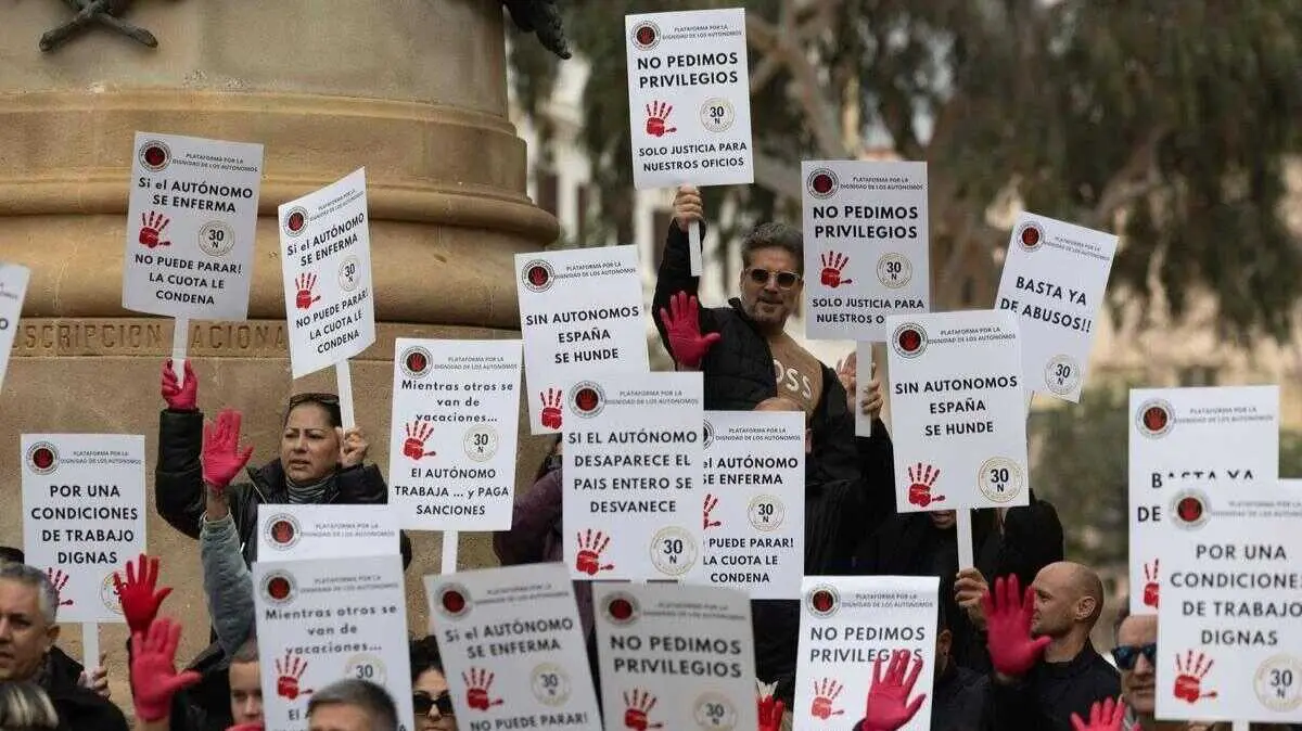 Foto de la Plataforma 30N durante una de las movilizaciones realizadas