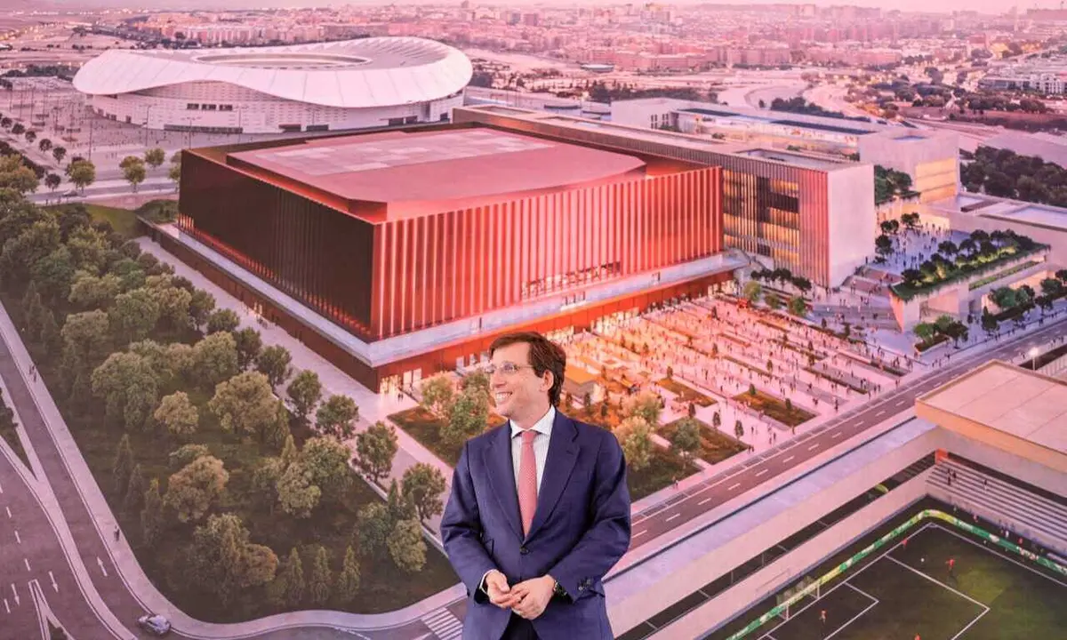 Almeida en momento presentaci&oacute;n complejo multiusos en San Blas-Canillejas - Foto Ayuntamiento de Madrid