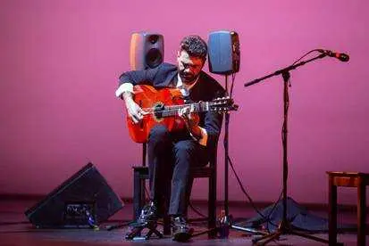 Imagen del concierto de anoche de Francisco Vinuesa.