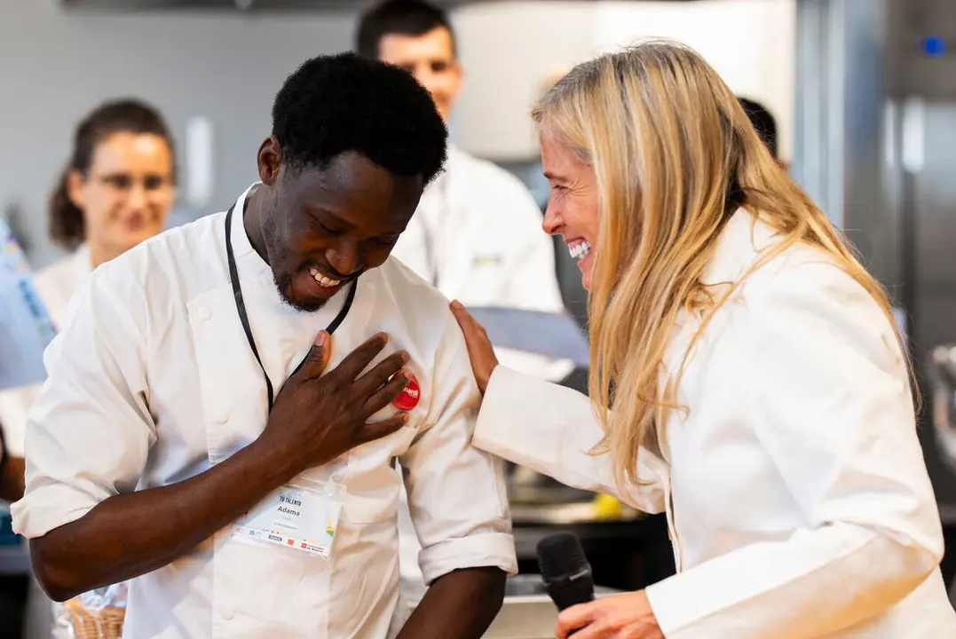 La consejera Albert ha visitado hoy este speed job dating - Foto Comunidad de Madrid