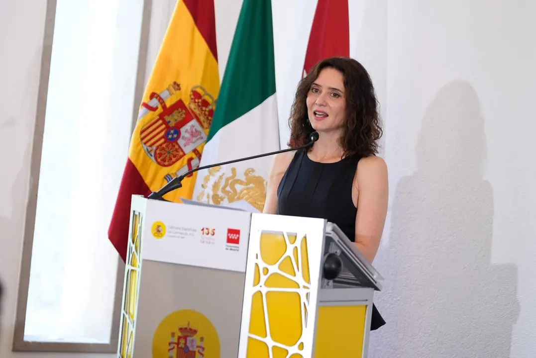Isabel D&iacute;az Ayuso, durante su visita a M&eacute;xico - Foto Comunidad de Madrid