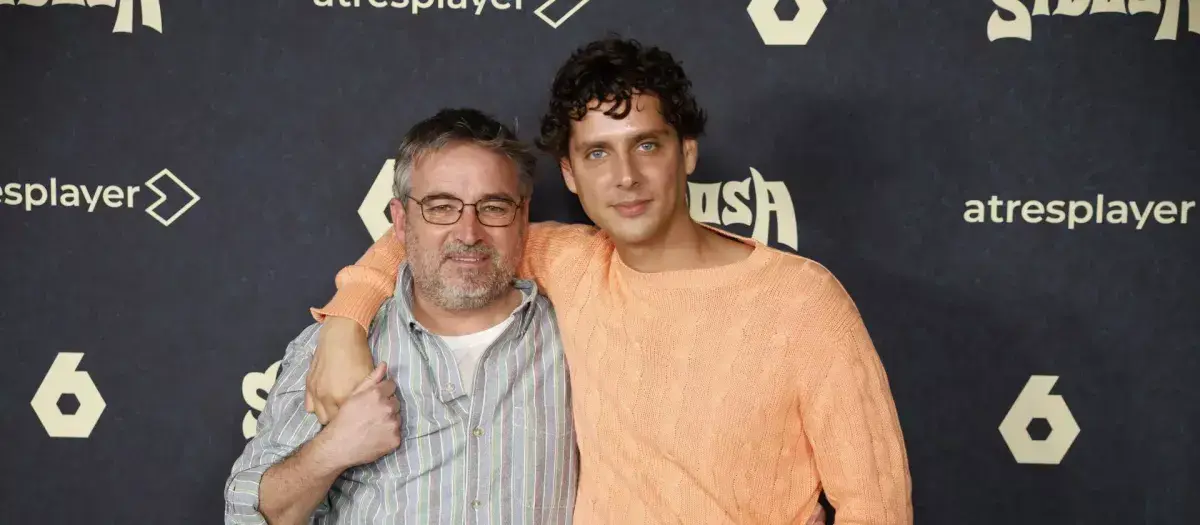 Jordi &Eacute;vole y Eduardo Casanova, en el preestreno en Madrid de Sidosa - GTRES